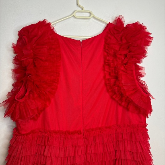 JessaKae Plus Size Red Cherish Dress 4XL - Picture 13 of 15